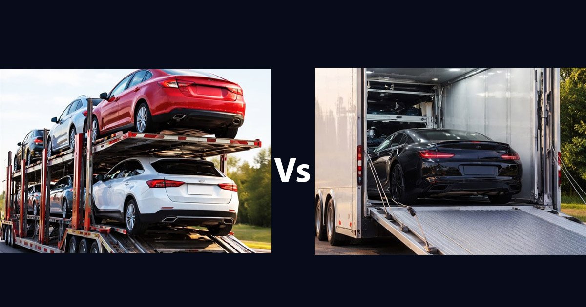 Open vs Enclosed Car Transport