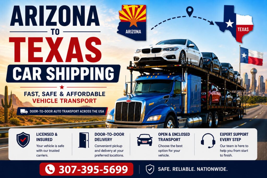 Arizona to Texas Car Shipping Arizona to Texas car shipping services with auto transport carrier