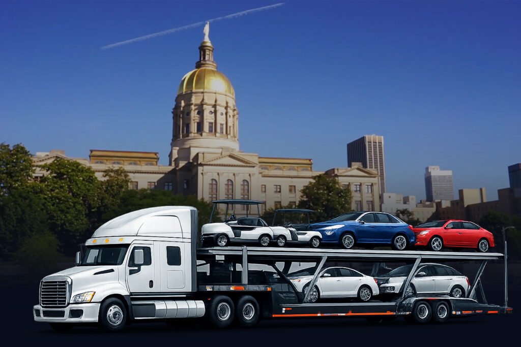 Georgia car shipping services with auto transport carrier