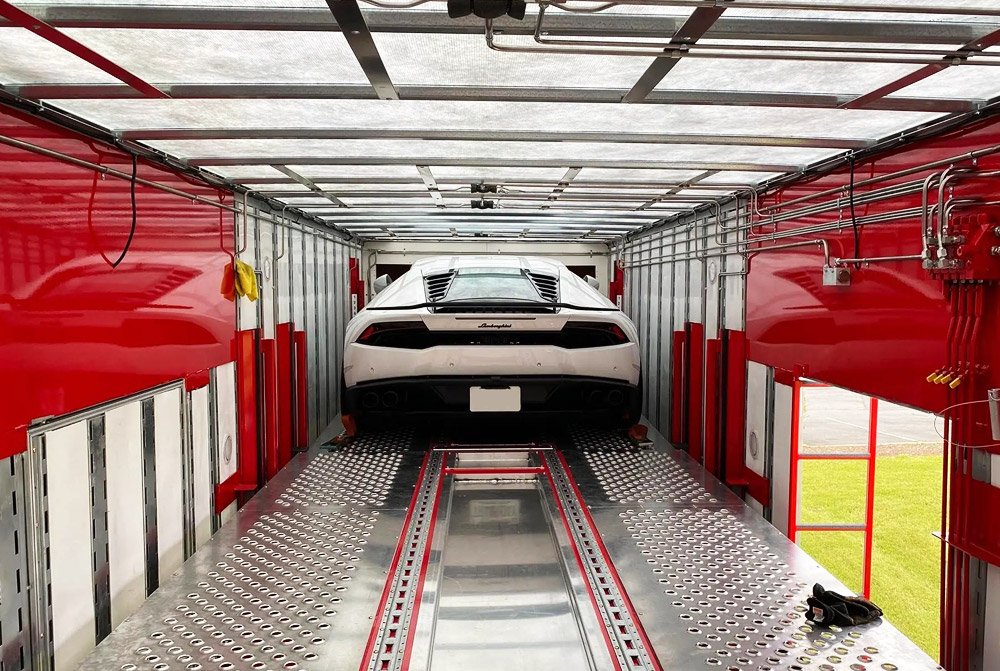Specialized luxury car transport