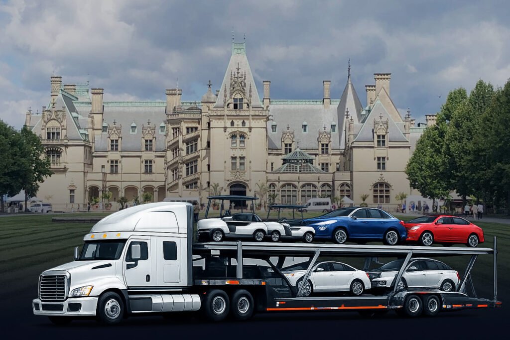 North Carolina car shipping services with auto transport carrier